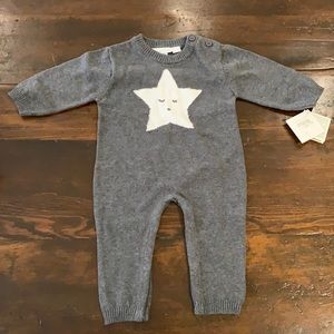 2 for 20 NWT gray knit onesie